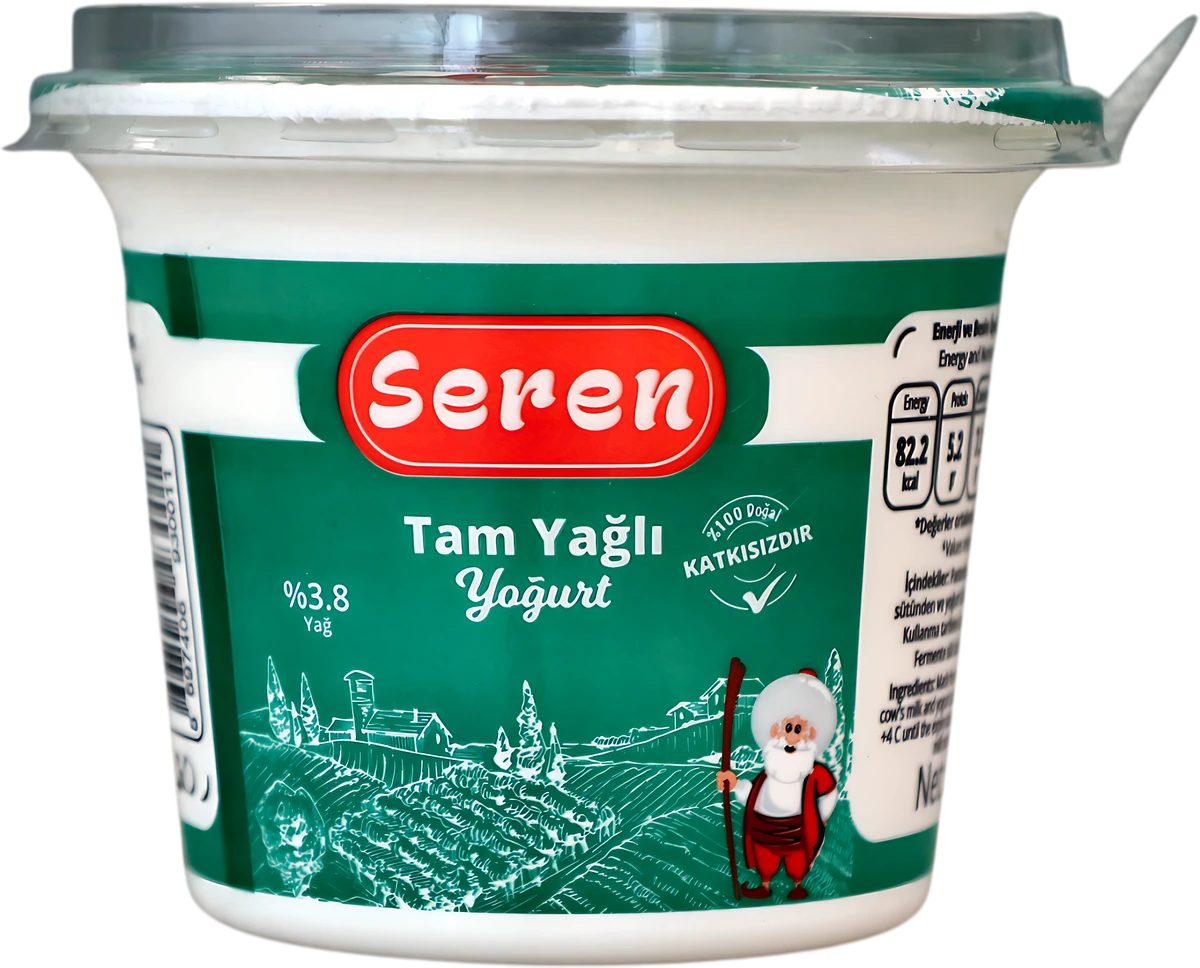 Seren Tam Yağlı Yoğurt Büyük Boy ambalajı