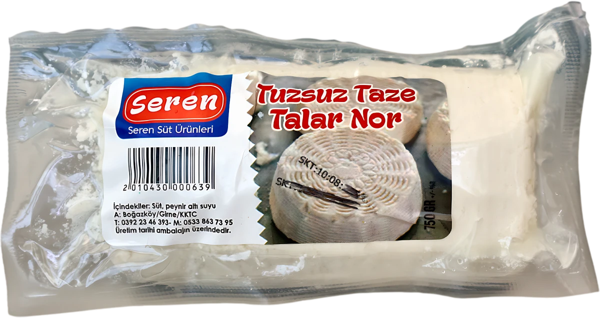 Seren Tuzsuz Taze Talar Nor ambalajı